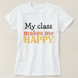 Camiseta Citação Vibrante de Professora Fofa Minha Turma Me