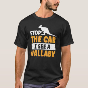Camiseta Citação Wallaby Australiana Para Um Caranguru Wall