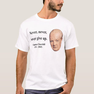 Camiseta Citações 1b de Winston Churchill