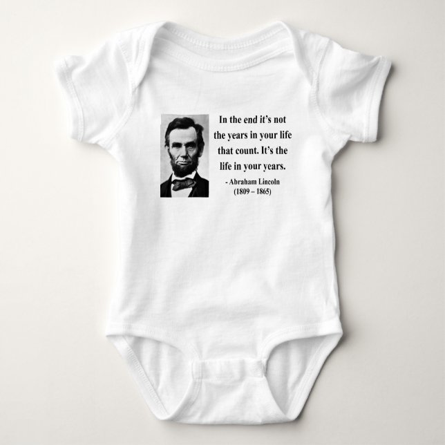 Camiseta Citações 2b de Abraham Lincoln (Frente)
