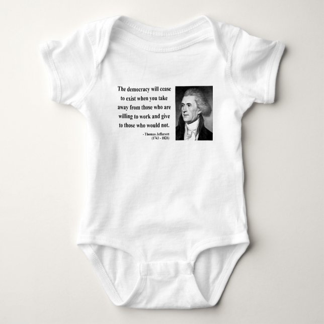 Camiseta Citações 3b de Thomas Jefferson (Frente)