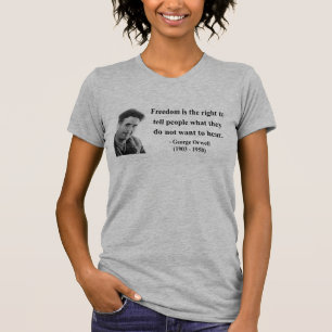 Camiseta Citações 4b de George Orwell