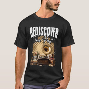 Camiseta Citações Antigas Vendas de Garagem Colecionador de