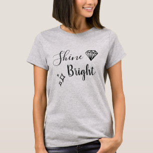 Camiseta Citações brilhantes do brilho