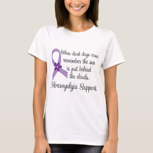 Camiseta Citações da consciência da fibromialgia