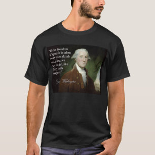 Camiseta Citações da liberdade de expressão de George