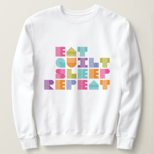 Camiseta Citações das letras de bloco da edredão das