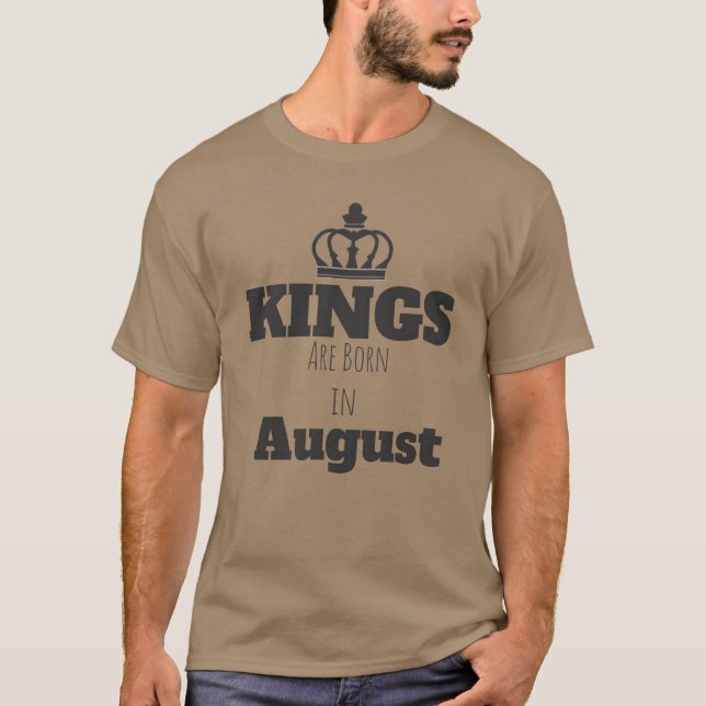 Camiseta Citações de aniversário de agosto amigo (Frente)