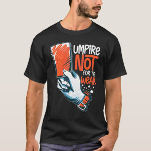 Camiseta Citações de Árbitro Beisebol Softbol Futebol Api