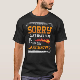 Camiseta Citações de Arma da Arma do Lâmpada do Lâmpago
