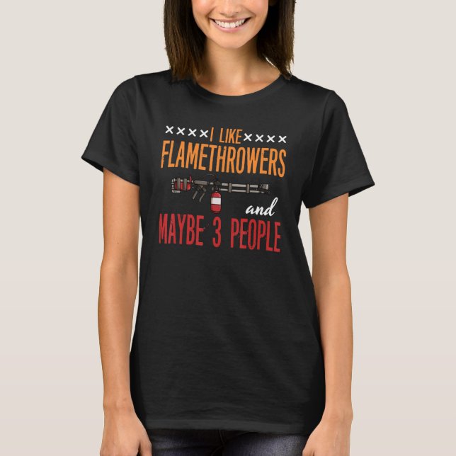 Camiseta Citações de Arma da Arma do Lâmpada do Lâmpago (Frente)
