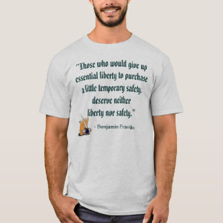 Camiseta Citações de Benjamin Franklin
