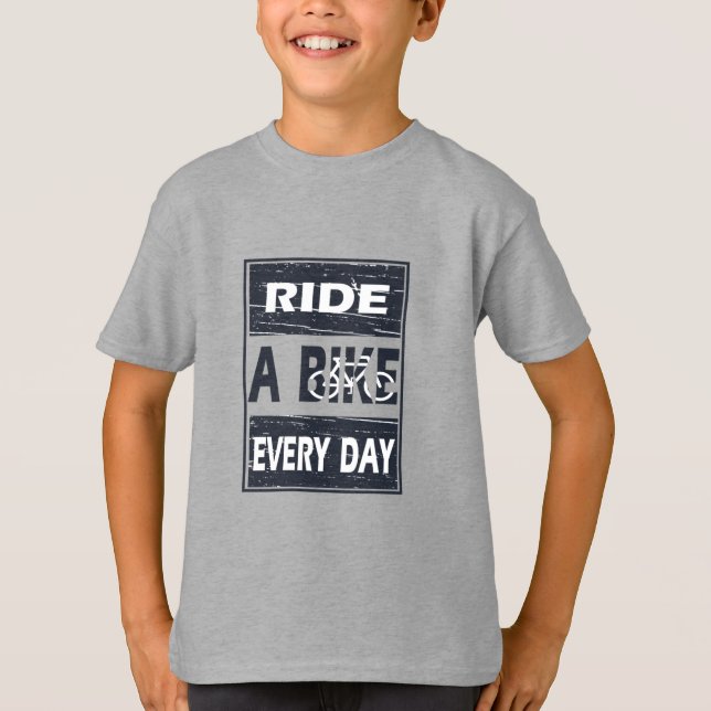 Camiseta citações de ciclismo motivacional (Frente)