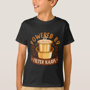 Camiseta Citações de Comida Desi _ Amante do Filtro _ Amant