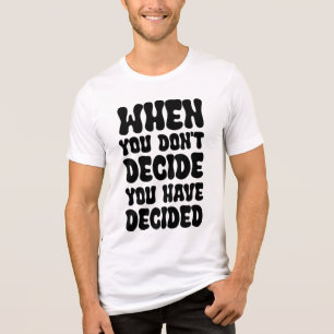 Camiseta Citações de Design Definem Direção