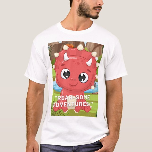 CAMISETA CITAÇÕES DE DINOSSAUROS PRÉ-HISTÓRICOS  (Frente)
