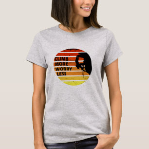 Camiseta Citações de escalada motivacional