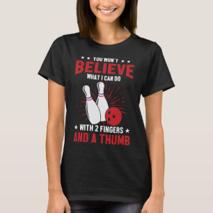 Camiseta Citações de Esporte de Boliche Amante de Boliche E
