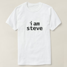 Camiseta Citações de Filmes Eu sou Steve 