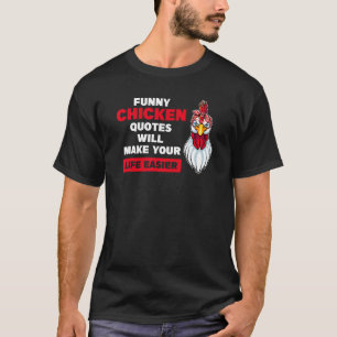 Camiseta Citações de Frango Vão Fazer Agricultura