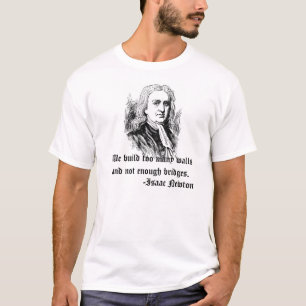 Camiseta Citações de Isaac Newton