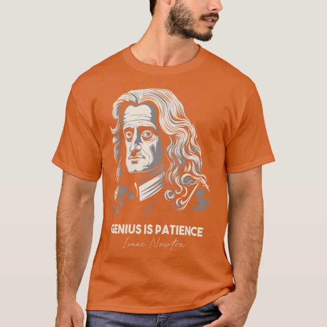 Camiseta Citações de Isaac Newton 1 (Frente)