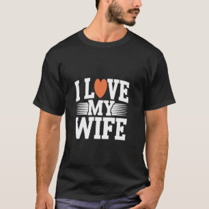 Camiseta Citações de Marido e Mulher Eu Amo Minha Mulher Di
