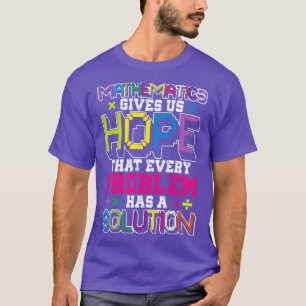 Camiseta Citações de Matemática Matemático Dizer