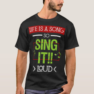 Camiseta Citações De Música Inspiradoras Para A Vida 1