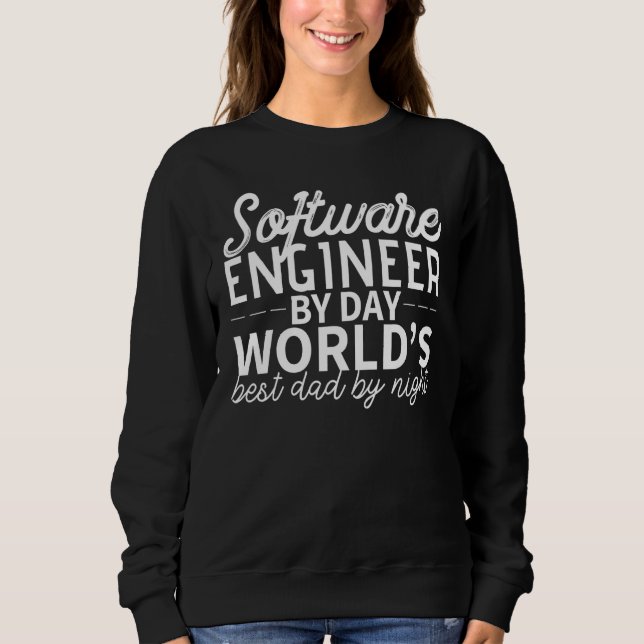 Camiseta Citações de Pai Engenheiro de Software (Frente)