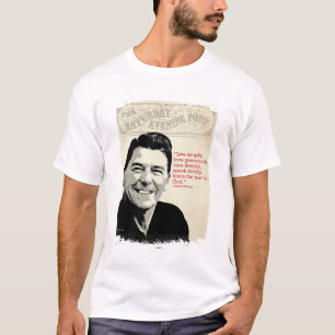 Camiseta Citações de Ronald Reagan