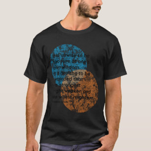 Camiseta Citações de sabedoria de Mahatma Gandhi retrô