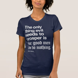 Camiseta Citações de Sam Adams mim