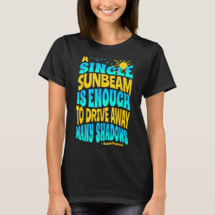 Camiseta Citações de São Francisco de Assis Saúde Solar Cat