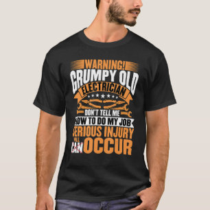 Camiseta Citações de Técnicos Eletrônicos de Eletricidade