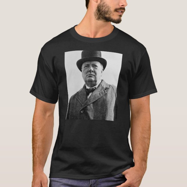CAMISETA CITAÇÕES DE WINSTON CHURCHILL (Frente)