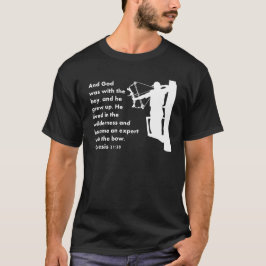 Camiseta Citações do bowhunter do 21:20 da génese