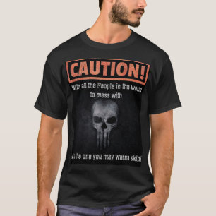 Camiseta Citações do cuidado do divertimento com fundo