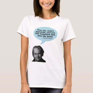 Camiseta citações do montessori de Maria