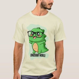 CAMISETA CITAÇÕES DO MUNDO DOS DINOSSAUROS PRÉ-HISTÓRICOS