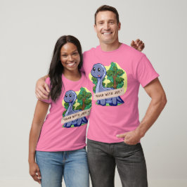 CAMISETA CITAÇÕES DO MUNDO DOS DINOSSAUROS PRÉ-HISTÓRICOS