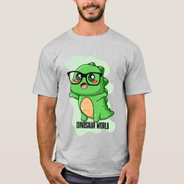 CAMISETA CITAÇÕES DO MUNDO DOS DINOSSAUROS PRÉ-HISTÓRICOS