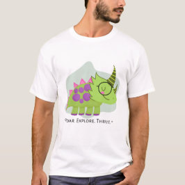 CAMISETA CITAÇÕES DO MUNDO PRÉ-HISTÓRICO DOS DINOSSAUROS