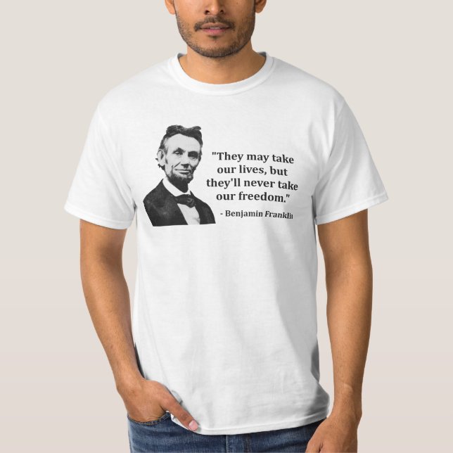 Camiseta Citações do troll de Abraham Lincoln (Frente)