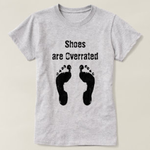 Camiseta Citações do verão do divertimento - os calçado