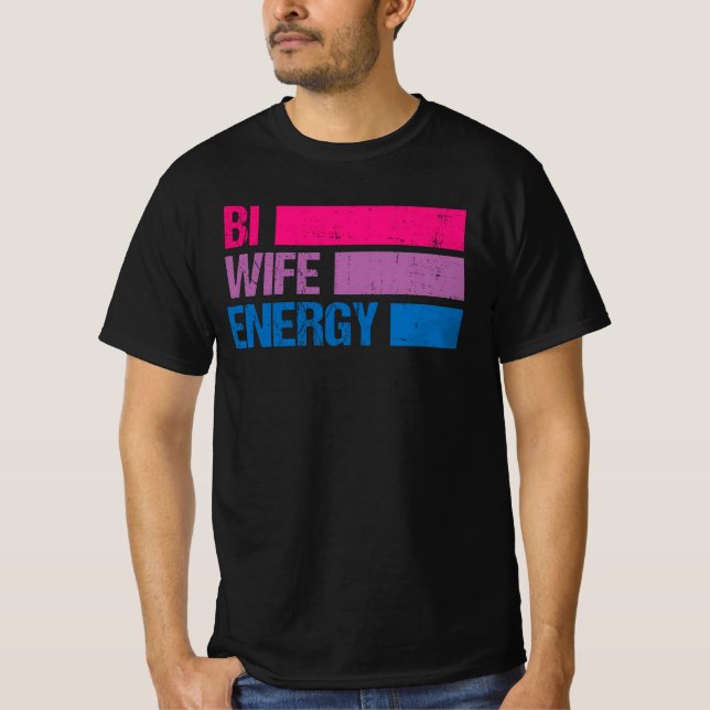 Camiseta Citações energéticas da esposa (Frente)