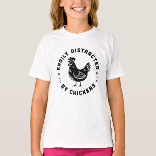 Camiseta Citações engraçadas de amante de galinha