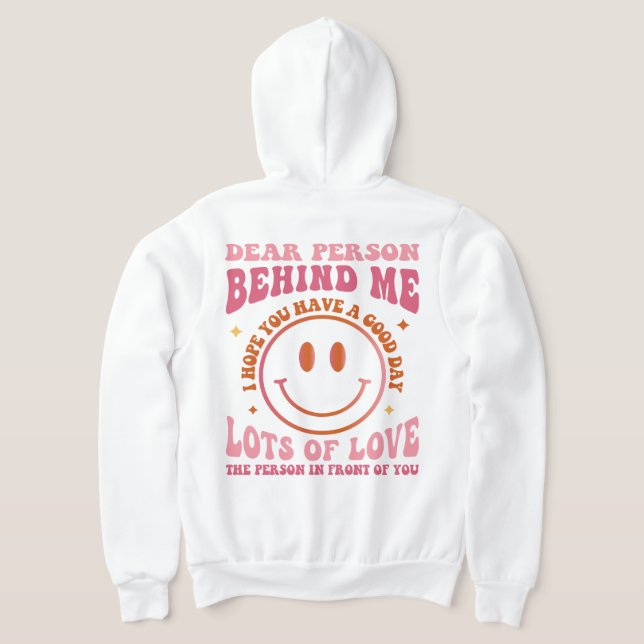 Camiseta Citações Engraçadas de Estilo Retrô, Querida Pesso (Postura das costas)