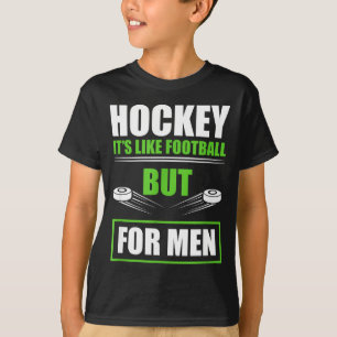 Camiseta Citações engraçadas de hóquei Dia dos Pais Hóquei