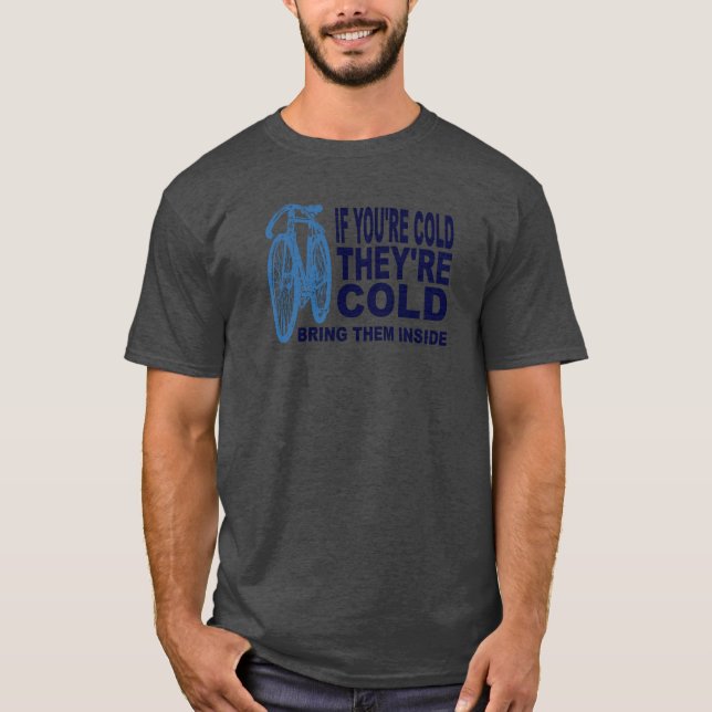 Camiseta Citações engraçadas do ciclismo - traga a (Frente)